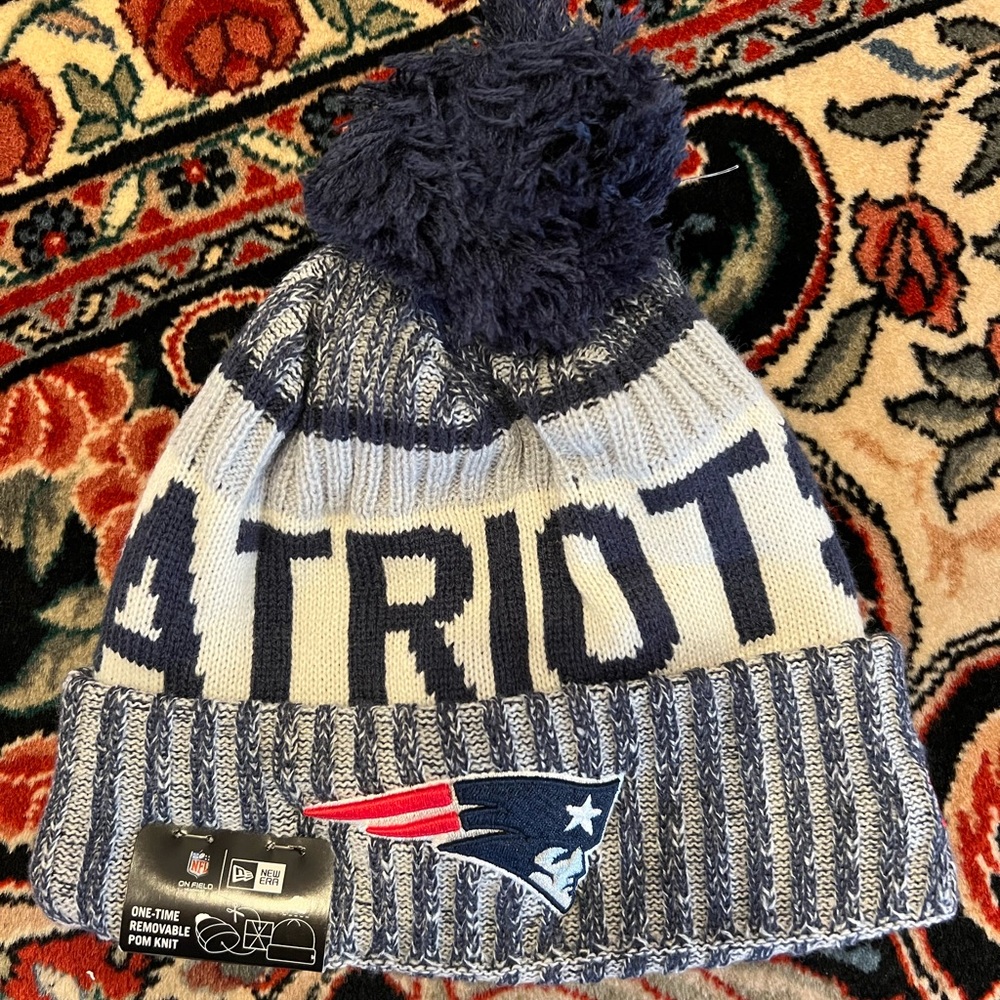 Patriot’s winter hat